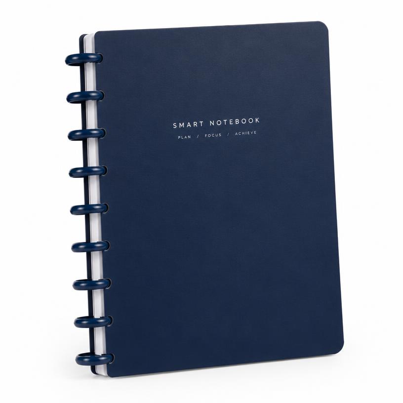 Caderno Inteligente Disco A5 Azul Marinho